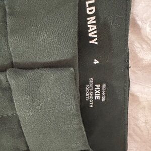 Old Navy Dark Green High-Rise Pants